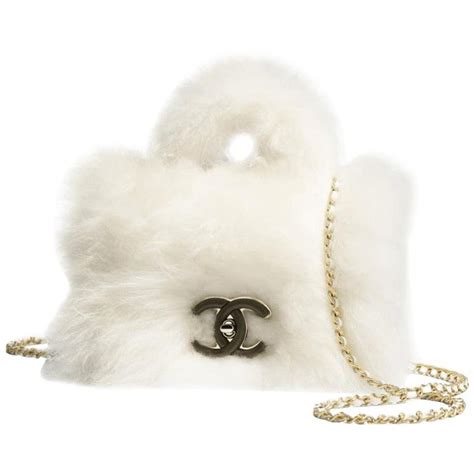 chanel purses white|white fluffy chanel bag.